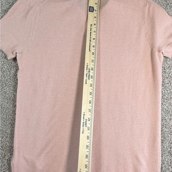 Like new! Pink Abercrombie & Fitch Featherweight Knit Polo – Size Large - Picture 3 of 4